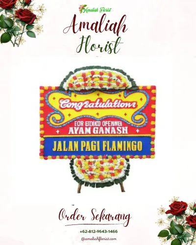 Bunga Papan Congratulation di Losari Kidul